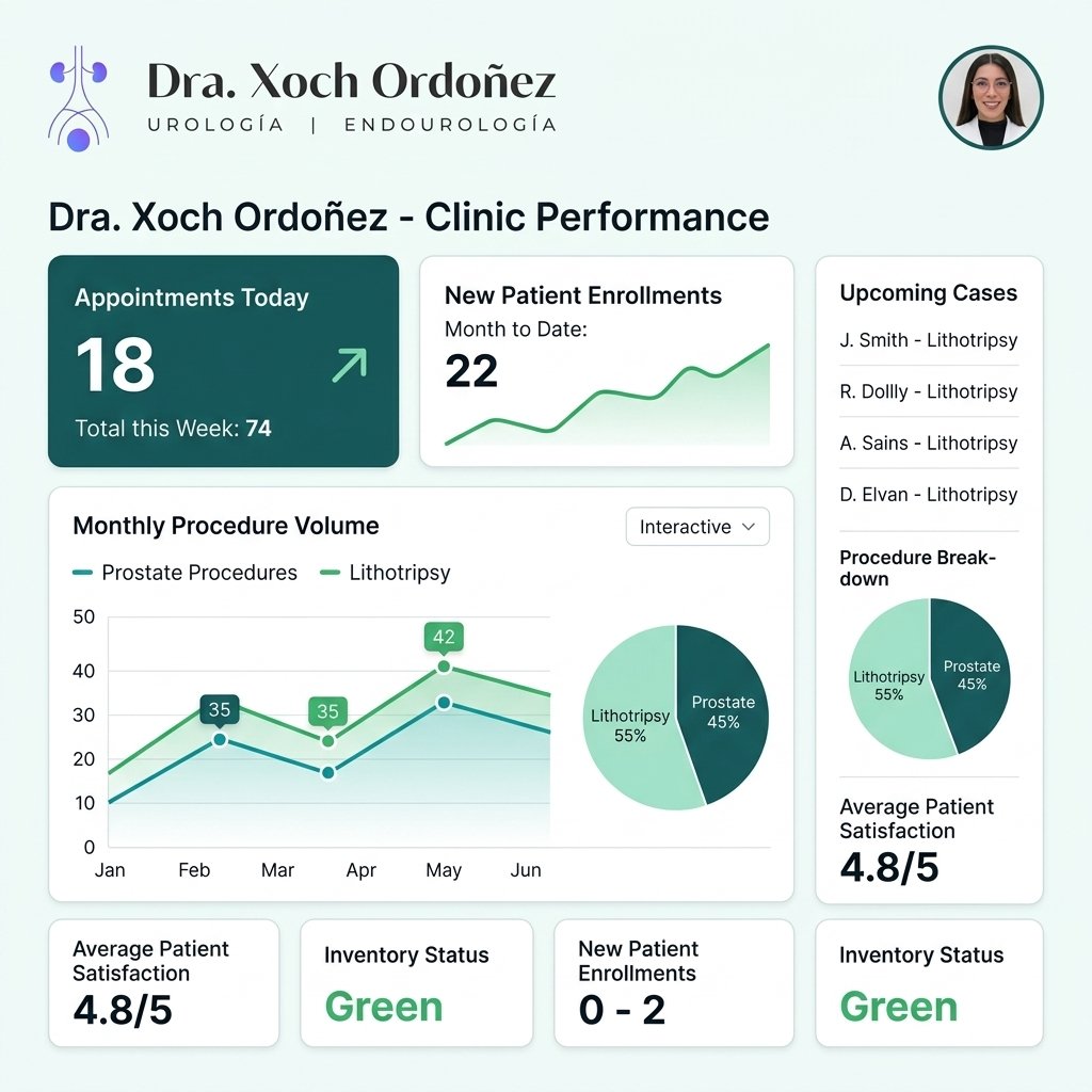 Reporte ejecutivo de retorno digital médico
